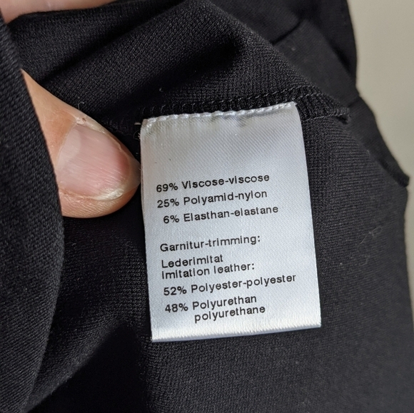 AKRIS Ponte Zip Fitted Black Sweater Top M Knit Minimalist Fine Gauge Designer - Picture 13 of 14